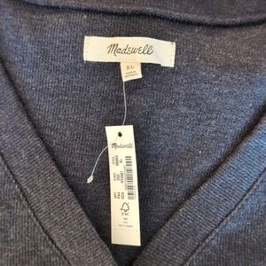 BNWT Madewell XL Charcoal sweater dress